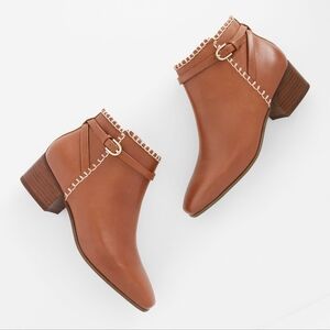 Talbots | Dakota Stitch Nappa Ankle Boots